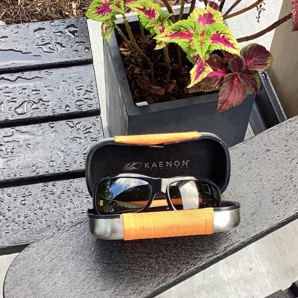 Kaenon Georgia Polarized Black Sunglasses with case